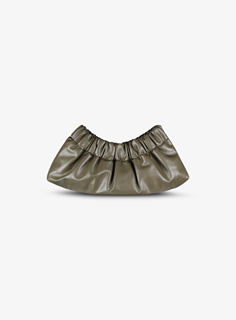 tas Dyonis faux leather groen