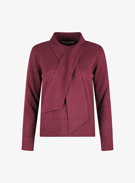Pull mia wol bordeaux