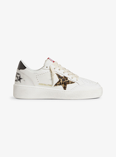 Ball star 2 sneaker wit leopard