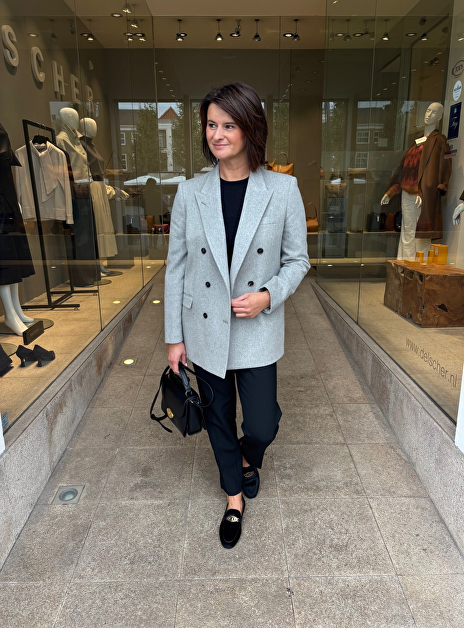 Blazer jasmine wol grijs