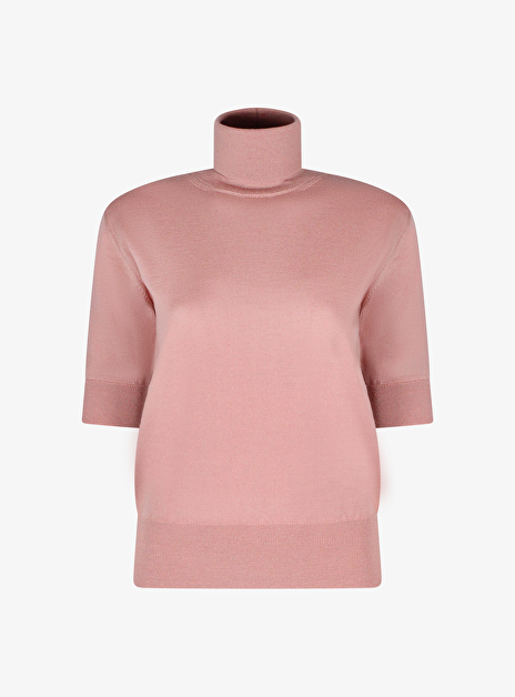 Pull milan wol poederroze