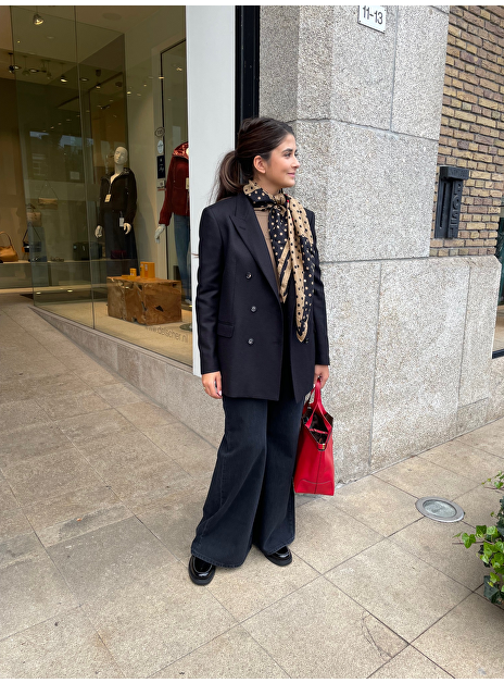 Blazer jasmin wol zwart