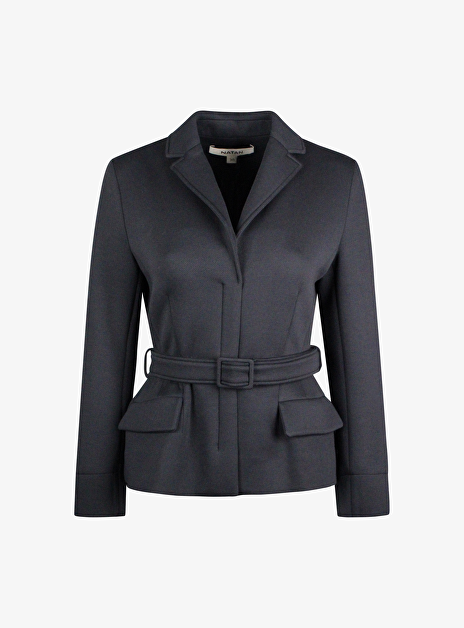 Top debra scuba serge zwart