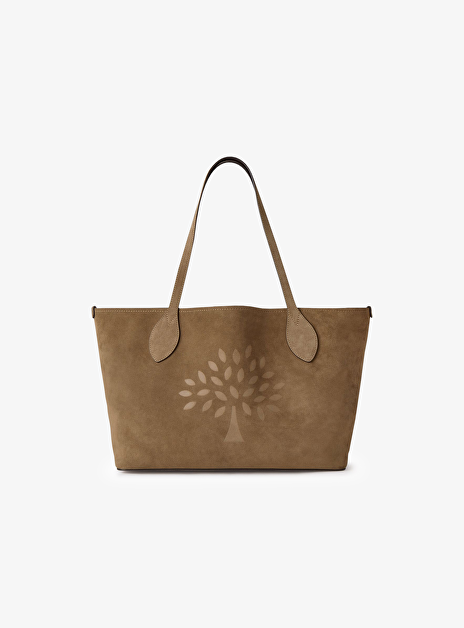 Suède tree tote in salcombe sand
