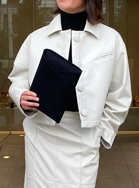 Blazer dylan2 faux leather offwhite