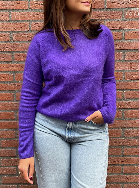 Pull lexia violet brushed cashmere