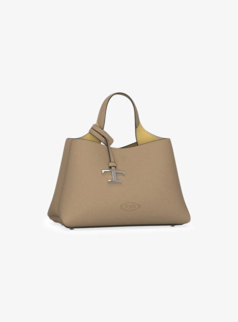 shopping bag mini beige licht geel