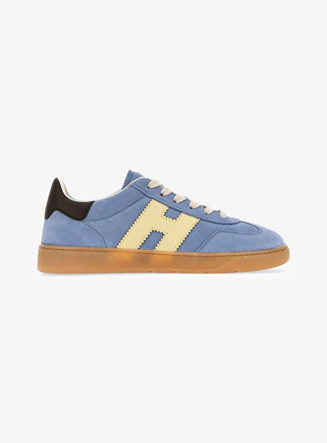 Sneaker hogan cool blauw met geel