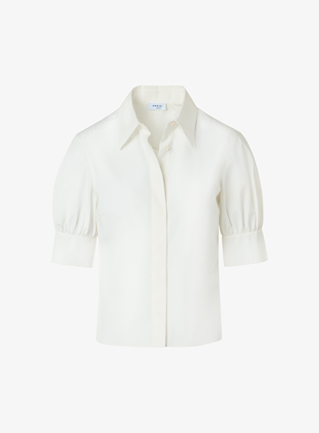 Blouse wit met pofmouw