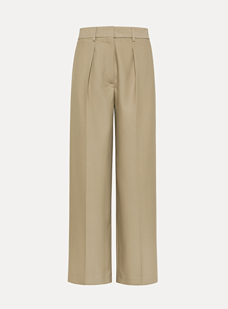 Pantalon sand wijd