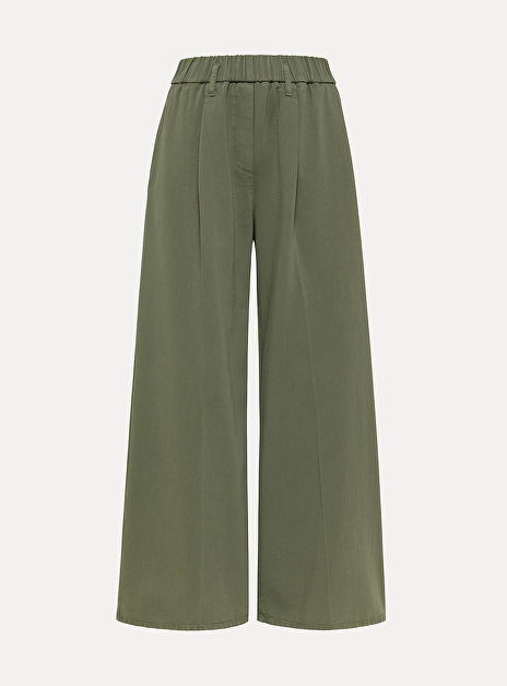 Broek leger groen wijd