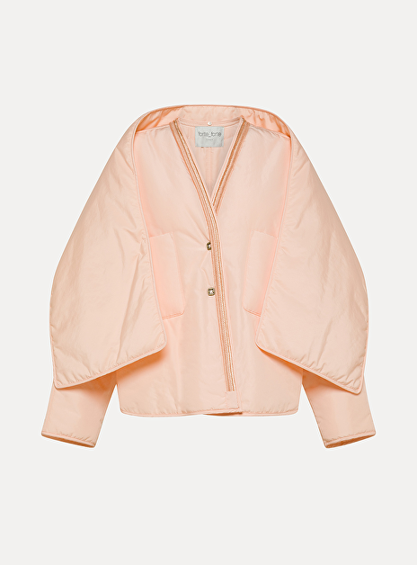 Kimono zalm roze met shawl