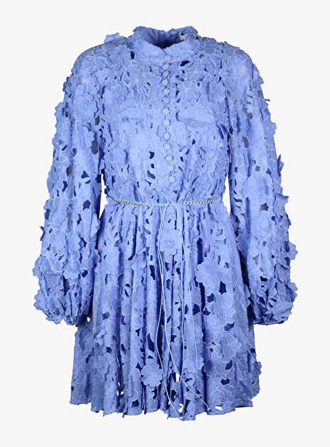 Patience dress mini blauw