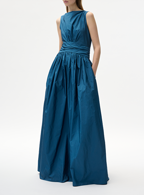 Jurk elya petrol maxi