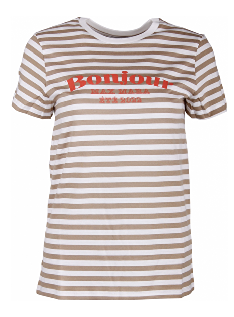 Shirt streep logo camel offwhite