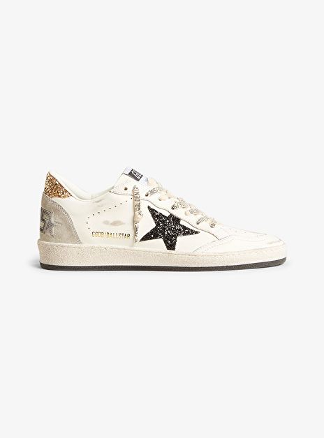 Ball star sneaker wit met zwarte ster
