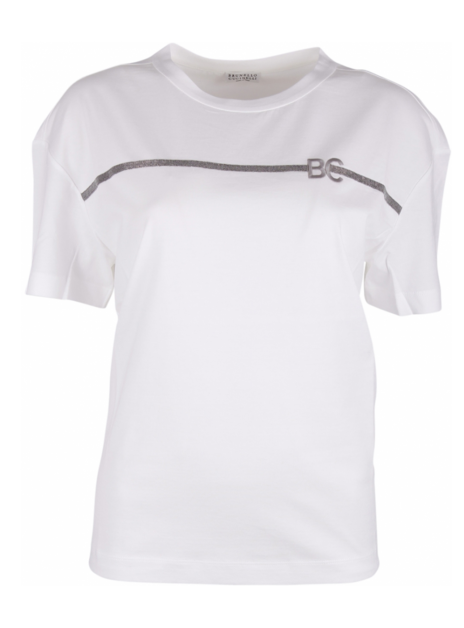 Shirt logo BC wit zilver
