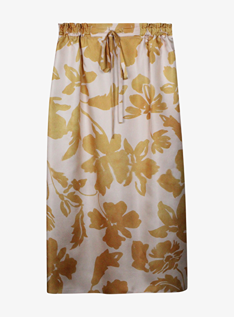 Rok estate okergeel roze groen beige reversible