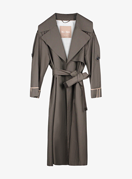 Trenchcoat mtcurtrenc donkergroen