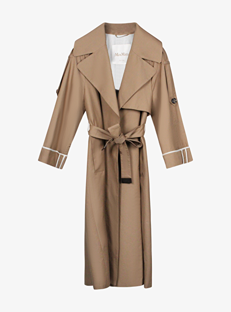 Trenchcoat mtcurtrenc licht camel