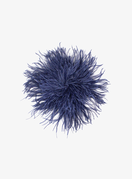 Broche enjoy pluimen marine