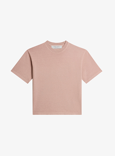 W's boxi t-shirt poederroze