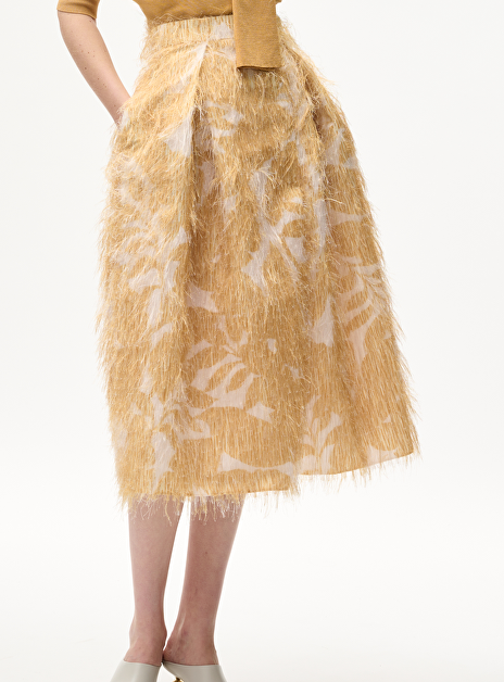 Rok emira nude geel dessin