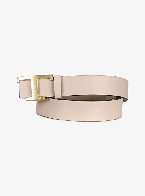 Riem reversible leer suede T beige