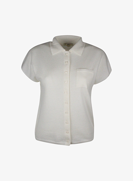 Vestje off white korte mouw