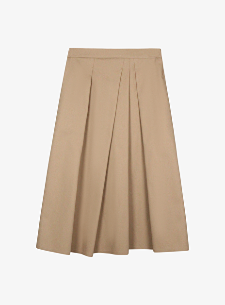 Rok ebo beige katoen