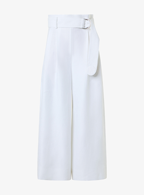 Culotte wit linnen