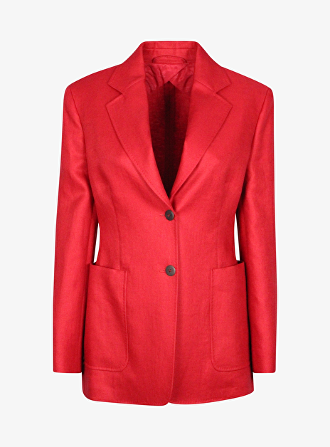 Blazer mxmvolonta rood linnen