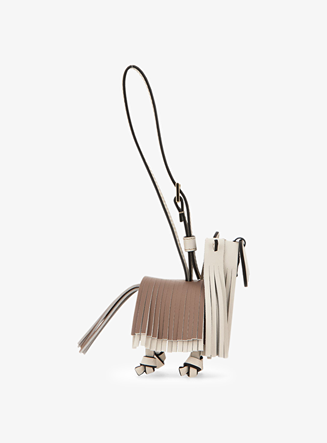 Bagcharm hond yorkshire off white taupe