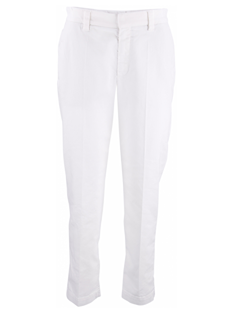 Pantalon katoen winter wit