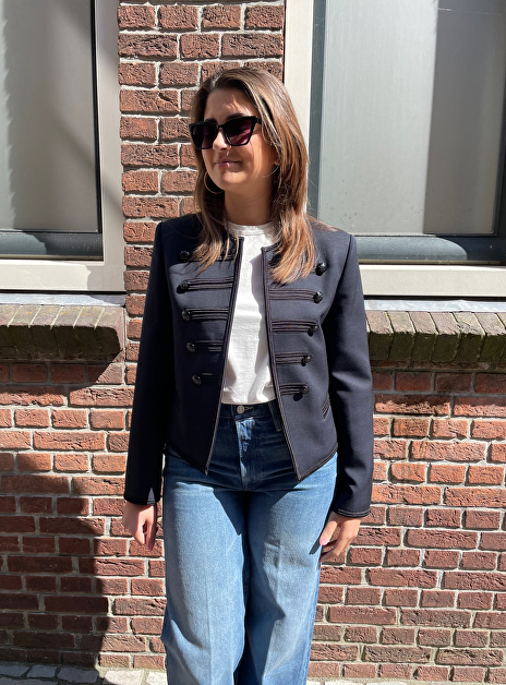 Blondie wool jacket navy