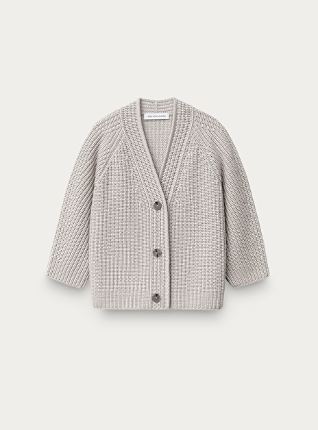 Vest fallou button grijs