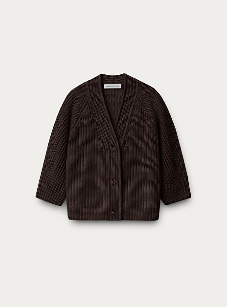 Vest fallou button bruin