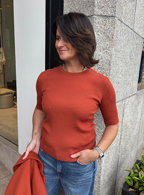 Pull smmriviera oranje ronde hals