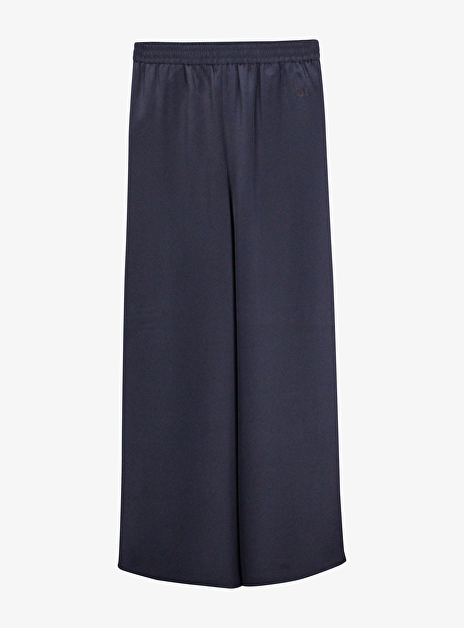 Pantalon mxmvolonta marine wijd