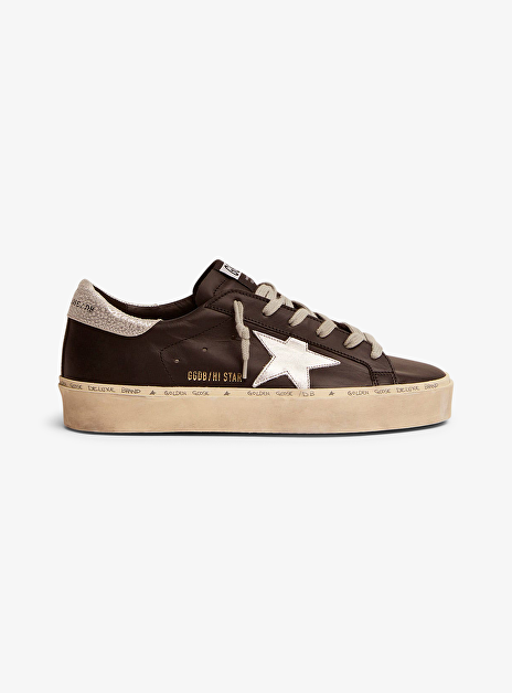 Hi star zwart met zilveren ster