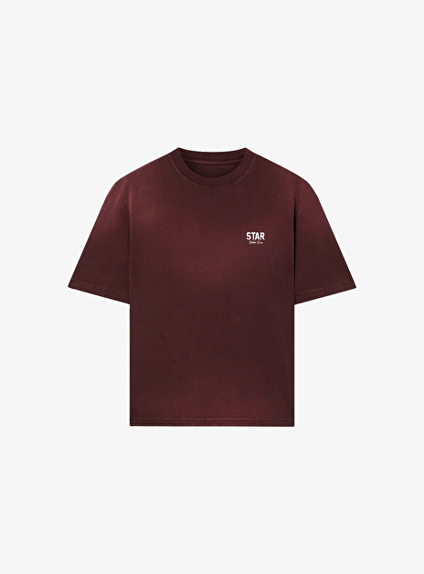 Relaxed fit t-shirt bordeaux