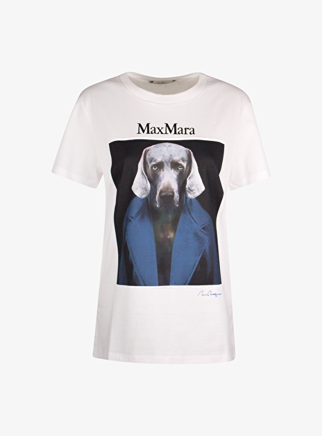 Shirt mxmcalca wit met opdruk