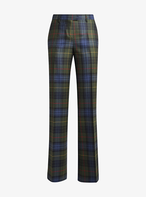 Pantalon groen ruit patroon