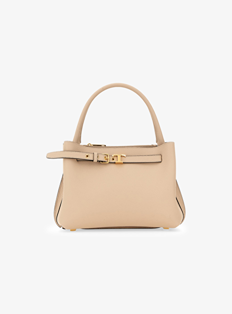 Timeless top handle mini beige