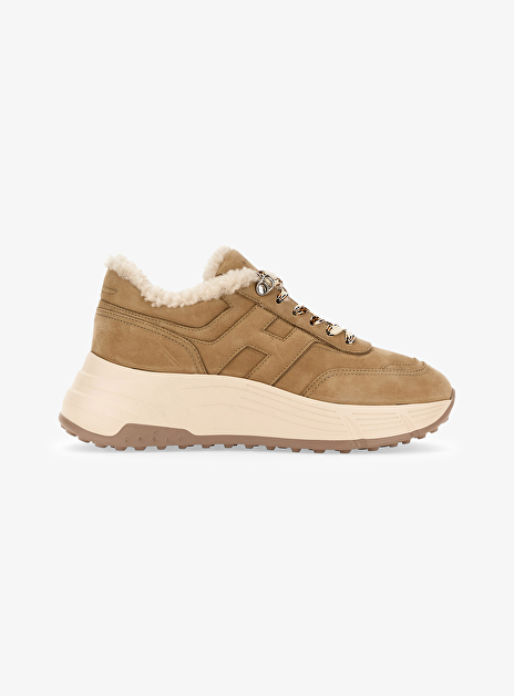 Sneaker Hi-Fi h669 camel teddy