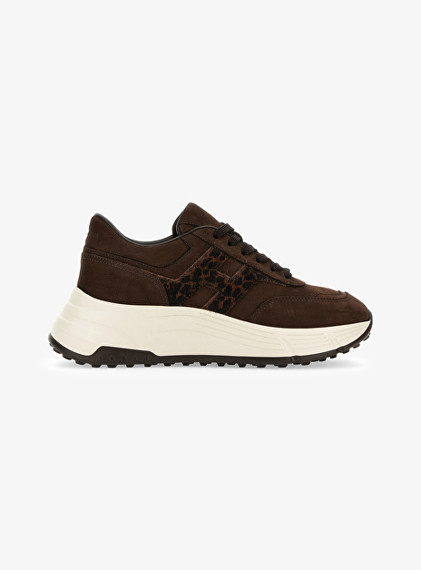 Sneaker h669 bruin horsy leopard