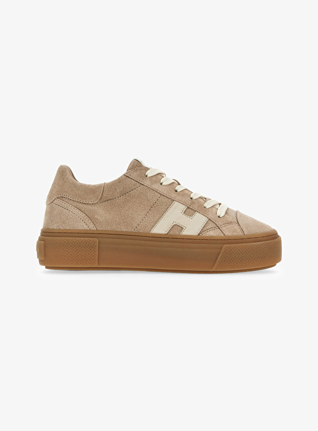 Sneaker h705 oud roze suede