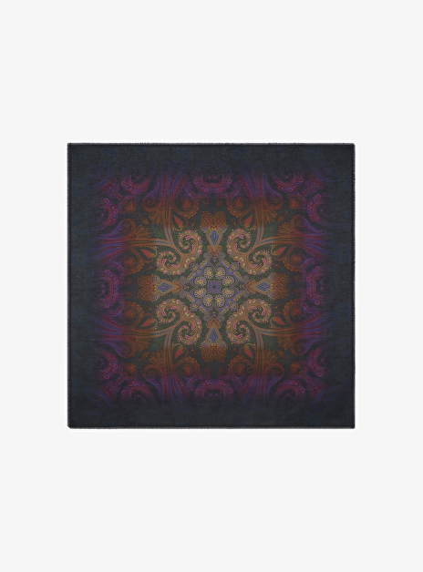 Shawl multicolor paisley dessin