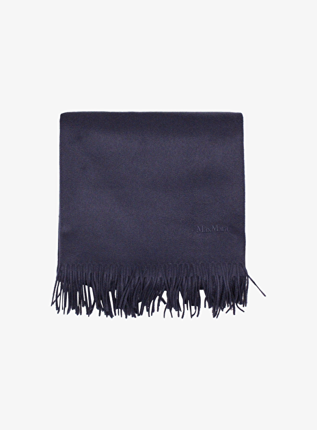 Shawl baci marine cashmere