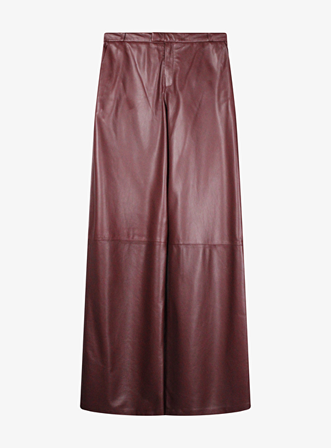 Pantalon bea leder bordeaux